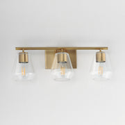 Maxim 21333CLNAB Geode 3 Light Bath Vanity | Natural Aged Brass