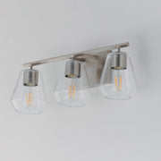 Maxim 21333CLSN Geode 3 Light Bath Vanity | Satin Nickel