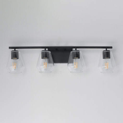 Maxim 21334CLBK Geode 4 Light Bath Vanity | Black