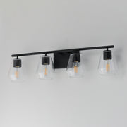 Maxim 21334CLBK Geode 4 Light Bath Vanity | Black
