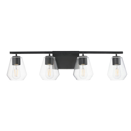 Maxim 21334CLBK Geode 4 Light Bath Vanity | Black