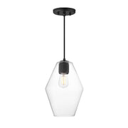Maxim 21335CLBK Geode Small Pendant | Black
