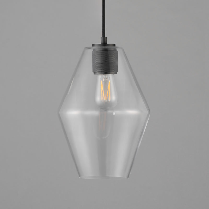 Maxim 21335CLBK Geode Small Pendant | Black