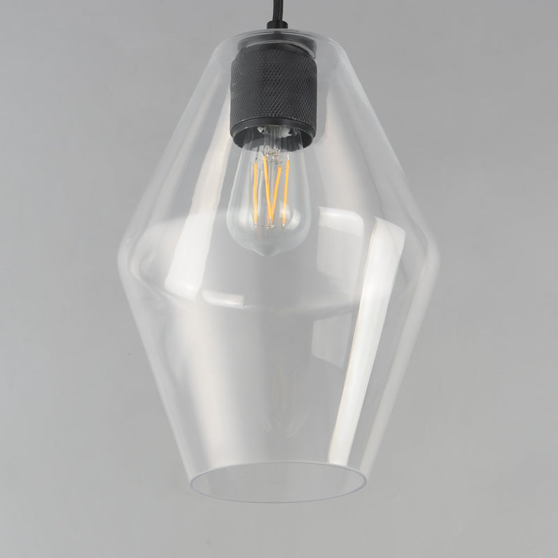 Maxim 21335CLBK Geode Small Pendant | Black