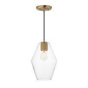 Maxim 21335CLNAB Geode Small Pendant | Natural Aged Brass