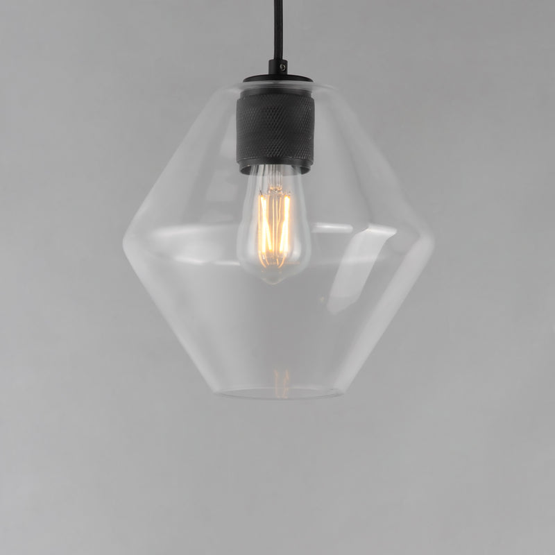 Maxim 21336CLBK Geode Medium Pendant | Black