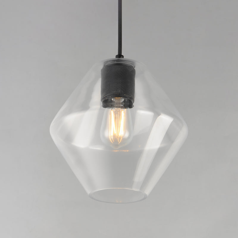Maxim 21336CLBK Geode Medium Pendant | Black