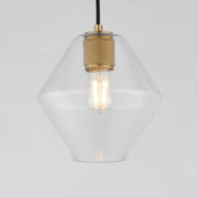Maxim 21336CLNAB Geode Medium Pendant | Natural Aged Brass