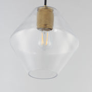 Maxim 21336CLNAB Geode Medium Pendant | Natural Aged Brass