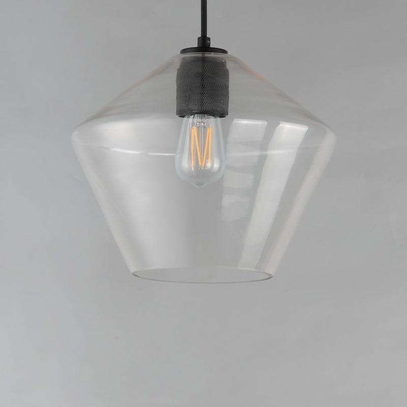 Maxim 21337CLBK Geode Large Pendant | Black