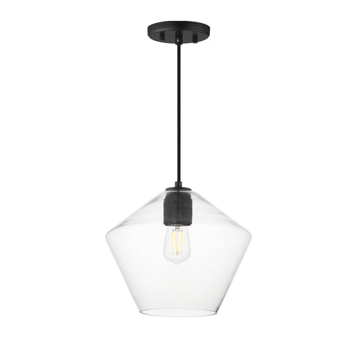 Maxim 21337CLBK Geode Large Pendant | Black