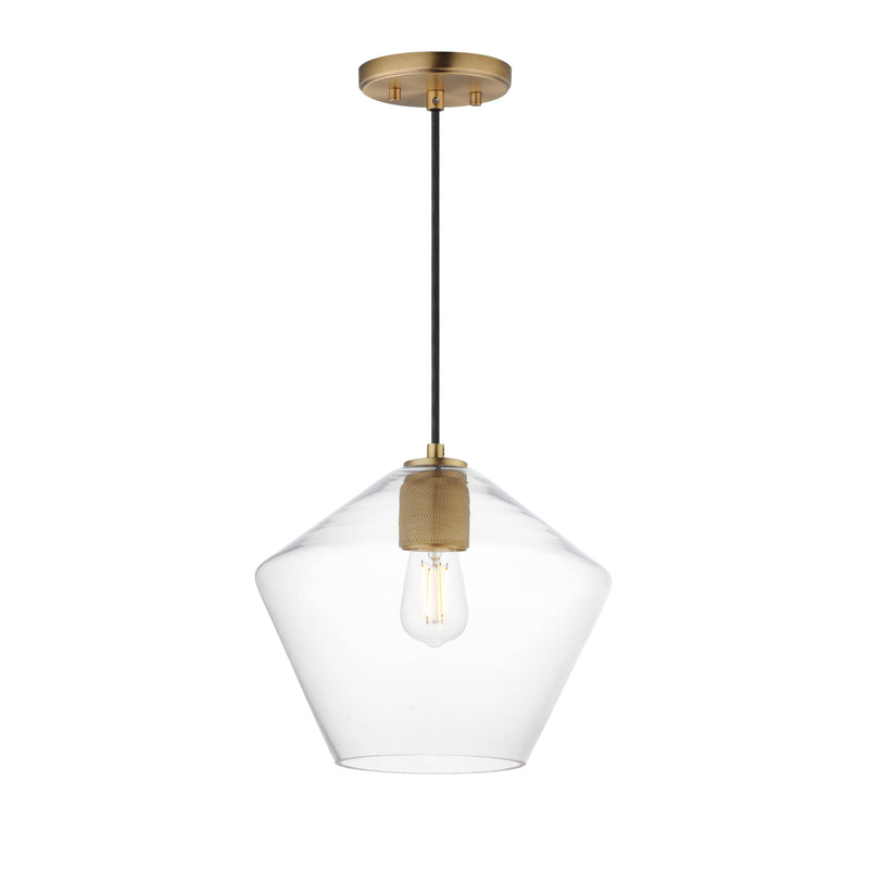 Maxim 21337CLNAB Geode Large Pendant | Natural Aged Brass