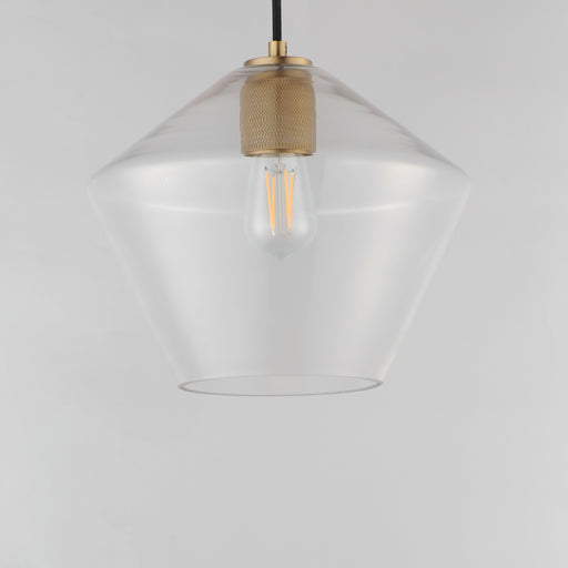 Maxim 21337CLNAB Geode Large Pendant | Natural Aged Brass