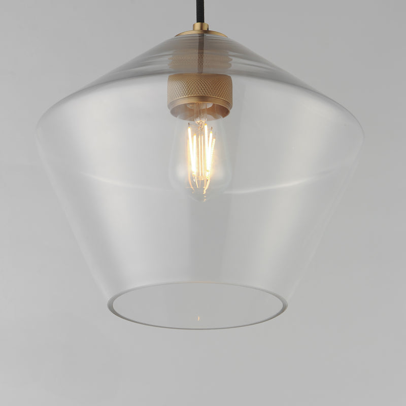 Maxim 21337CLNAB Geode Large Pendant | Natural Aged Brass