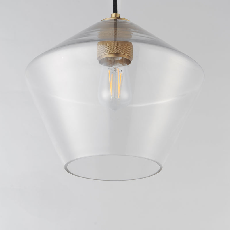 Maxim 21337CLNAB Geode Large Pendant | Natural Aged Brass