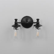 Maxim 21352CRBK Swirl 2 Light Wall Sconce | Black