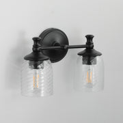 Maxim 21352CRBK Swirl 2 Light Wall Sconce | Black