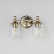Maxim 21352CRSCH Swirl 2 Light Wall Sconce | Satin Champagne