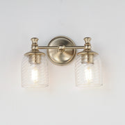 Maxim 21352CRSCH Swirl 2 Light Wall Sconce | Satin Champagne