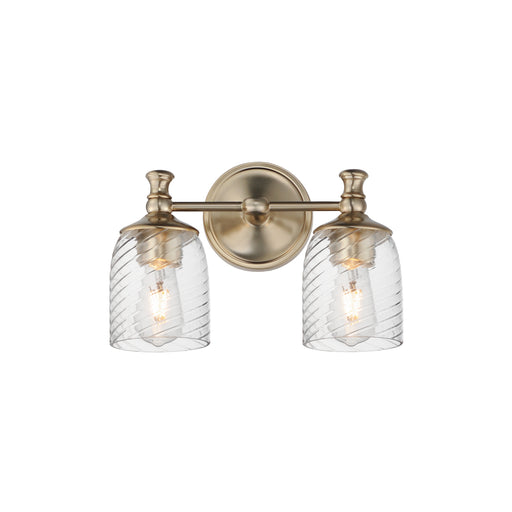 Maxim 21352CRSCH Swirl 2 Light Wall Sconce | Satin Champagne