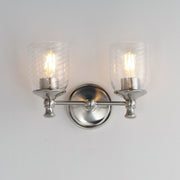 Maxim 21352CRSN Swirl 2 Light Wall Sconce | Satin Nickel