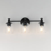 Maxim 21353CRBK Swirl 3 Light Bath Vanity | Black