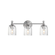 Maxim 21353CRSN Swirl 3 Light Bath Vanity | Satin Nickel