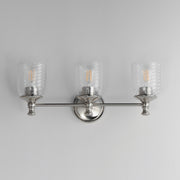 Maxim 21353CRSN Swirl 3 Light Bath Vanity | Satin Nickel