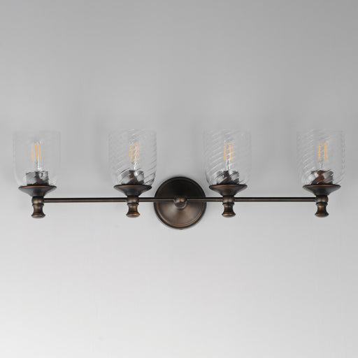 Maxim 21354CRANB Swirl 4 Light Bath Vanity | Antique Bronze