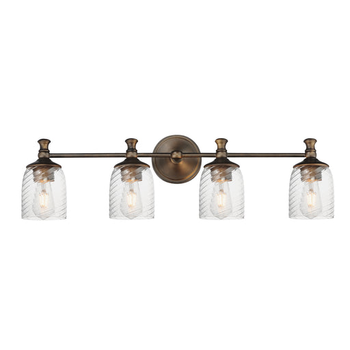 Maxim 21354CRANB Swirl 4 Light Bath Vanity | Antique Bronze