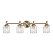 Maxim 21354CRSCH Swirl 4 Light Bath Vanity | Satin Champagne