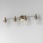 Maxim 21354CRSCH Swirl 4 Light Bath Vanity | Satin Champagne