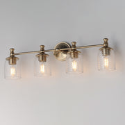 Maxim 21354CRSCH Swirl 4 Light Bath Vanity | Satin Champagne