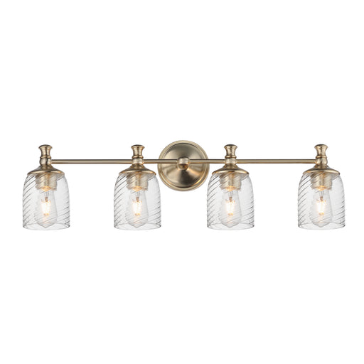 Maxim 21354CRSCH Swirl 4 Light Bath Vanity | Satin Champagne