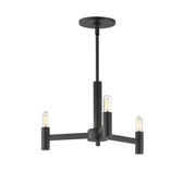 Maxim 21363BK Emana 3 Light Chandelier | Black