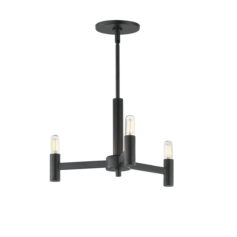 Maxim 21363BK Emana 3 Light Chandelier | Black