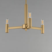 Maxim 21363NAB Emana 3 Light Chandelier | Natural Aged Brass