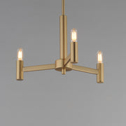 Maxim 21363NAB Emana 3 Light Chandelier | Natural Aged Brass