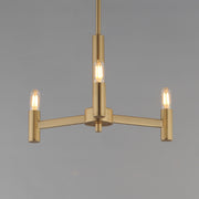 Maxim 21363NAB Emana 3 Light Chandelier | Natural Aged Brass