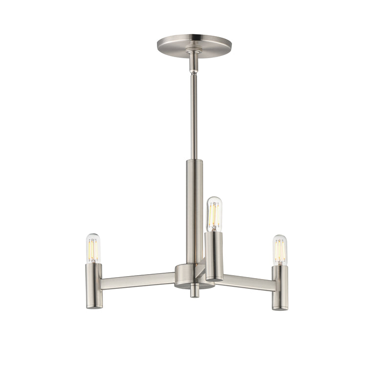 Maxim 21363SN Emana 3 Light Chandelier | Satin Nickel