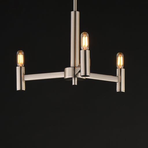Maxim 21363SN Emana 3 Light Chandelier | Satin Nickel