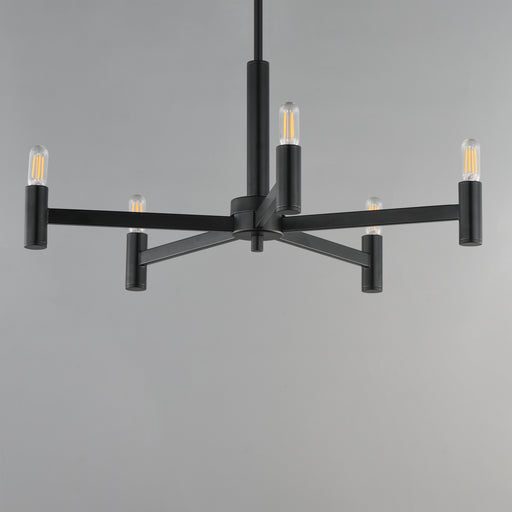 Maxim 21365BK Emana 5 Light Chandelier | Black