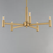 Maxim 21365NAB Emana 5 Light Chandelier | Natural Aged Brass