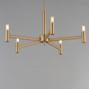 Maxim 21365NAB Emana 5 Light Chandelier | Natural Aged Brass