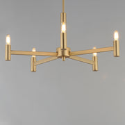 Maxim 21365NAB Emana 5 Light Chandelier | Natural Aged Brass