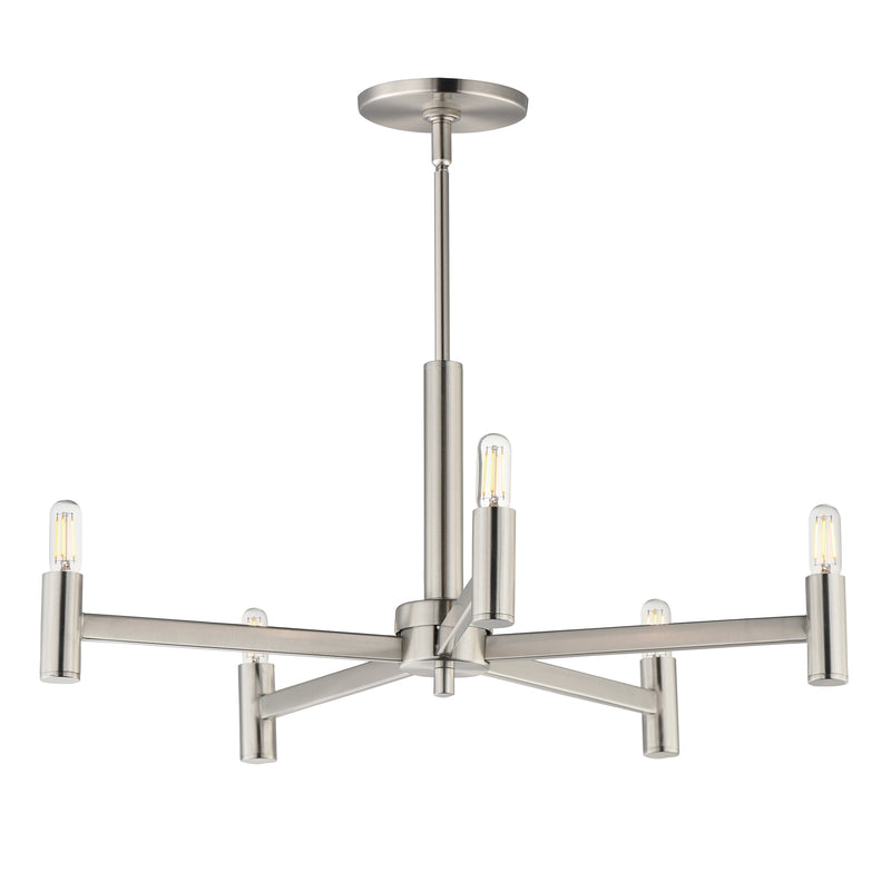 Maxim 21365SN Emana 5 Light Chandelier | Satin Nickel