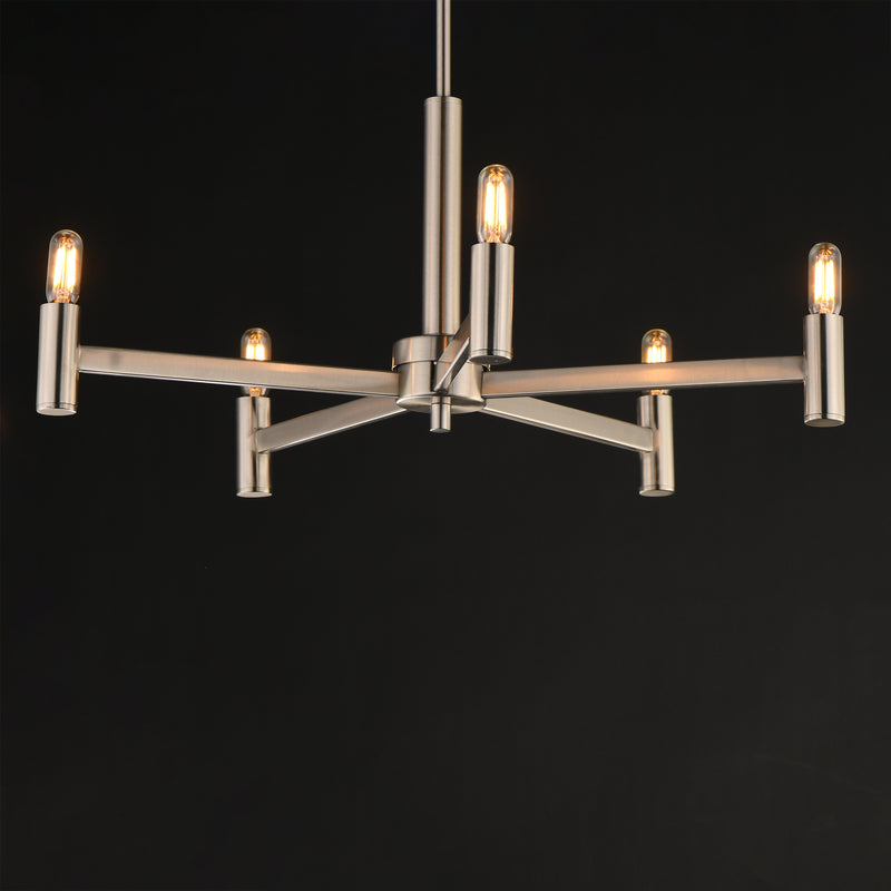 Maxim 21365SN Emana 5 Light Chandelier | Satin Nickel
