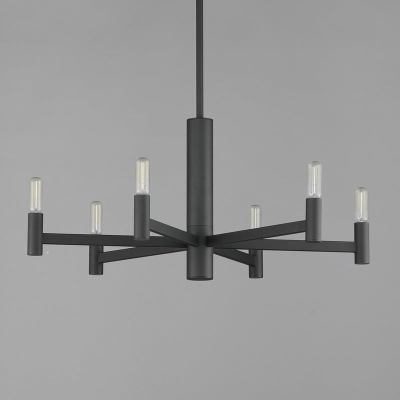 Maxim 21366BK Emana 6 Light Chandelier | Black