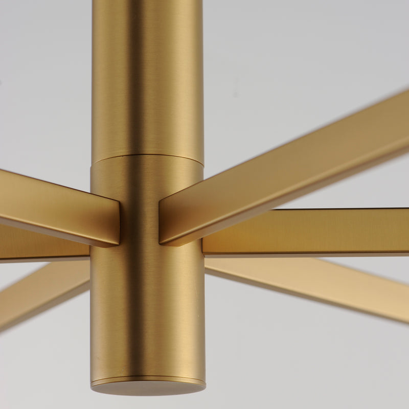 Maxim 21366NAB Emana 6 Light Chandelier | Natural Aged Brass