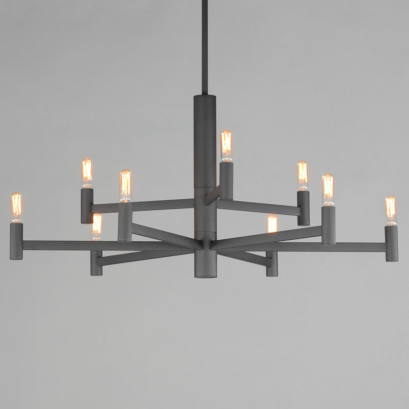 Maxim 21369BK Emana 9 Light Chandelier | Black